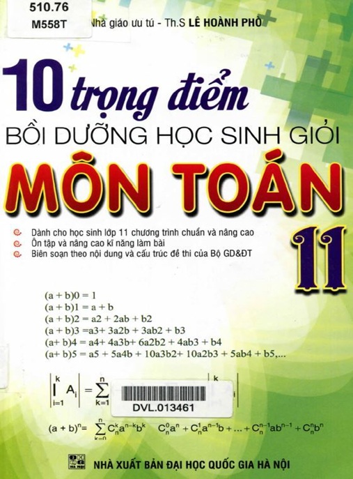 Tài Liệu Số 10 Trọng Điểm Bồi Dưỡng Học Sinh Giỏi Môn Toán Lớp 11