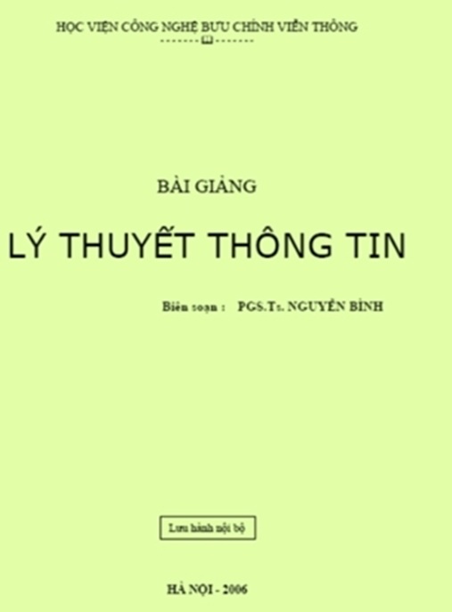 Tài Liệu Số Bài Giảng Lý Thuyết Thông Tin