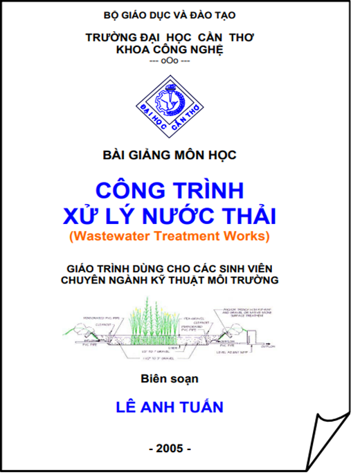 Tài Liệu Số Bài Giảng Môn Học Công Trình Xử Lý Nước Thải