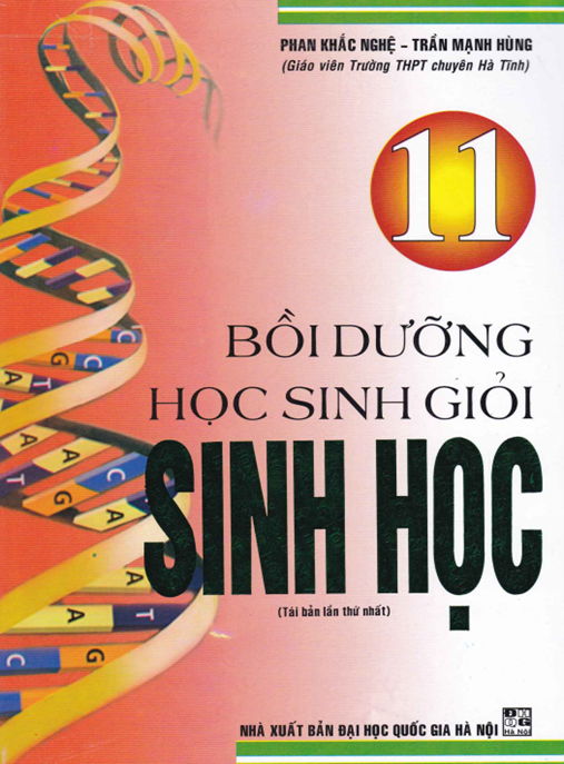 Tài Liệu Số Bồi Dưỡng Học Sinh Giỏi Sinh Học Lớp 11