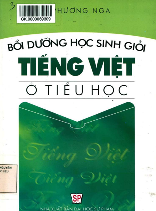 Tài Liệu Số Bồi Dưỡng Học Sinh Giỏi Tiếng Việt Ở Tiểu Học