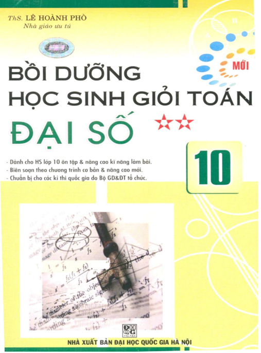 Tài Liệu Số Bồi Dưỡng Học Sinh Giỏi Toán Đại Số Lớp 10 Tập 2