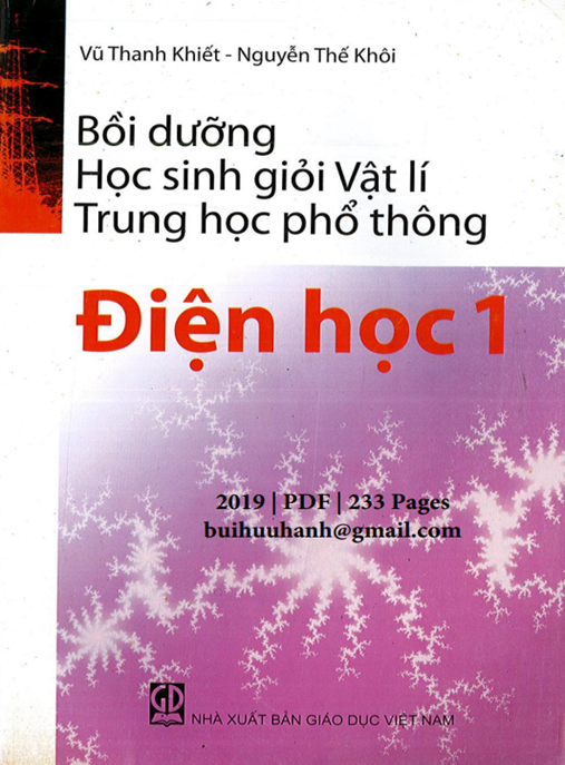 Tài Liệu Số Bồi Dưỡng Học Sinh Giỏi Vật Lý Trung Học Phổ Thông – Điện Học Tập 1