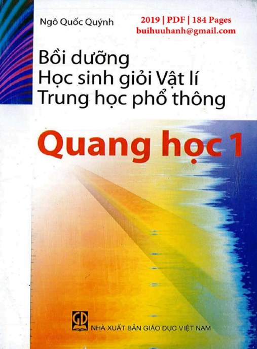 Tài Liệu Số Bồi Dưỡng Học Sinh Giỏi Vật Lý Trung Học Phổ Thông – Quang Học 1
