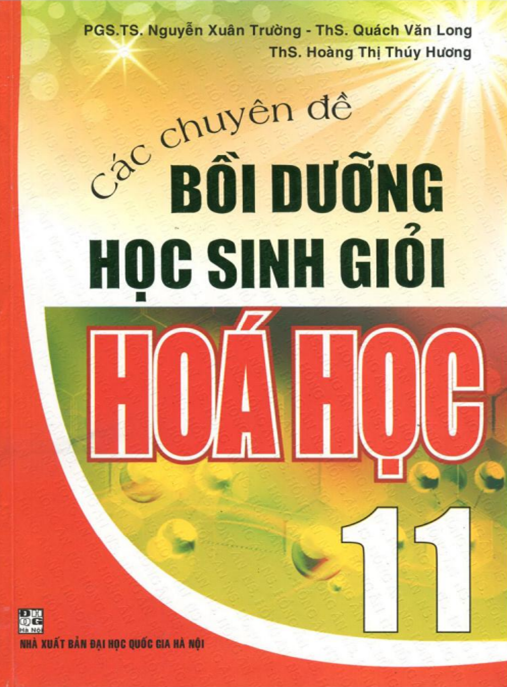Tài Liệu Số Các Chuyên Đề Bồi Dưỡng Học Sinh Giỏi Hóa Học Lớp 11