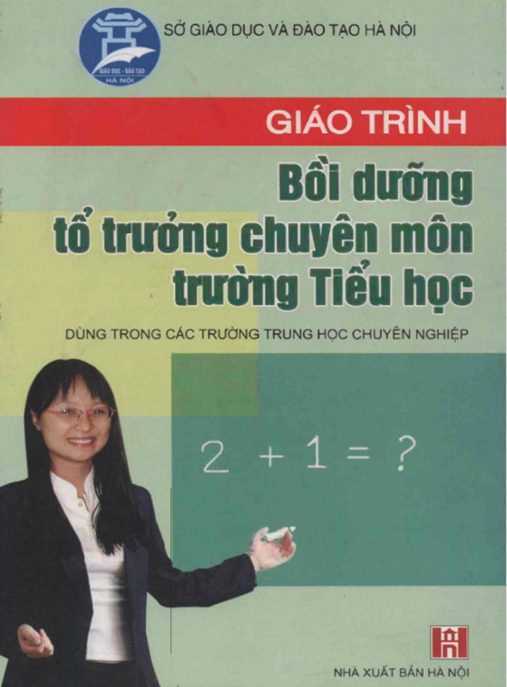 Tài Liệu Số Giáo Trình Bồi Dưỡng Tổ Trưởng Chuyên Môn Trường Tiểu Học