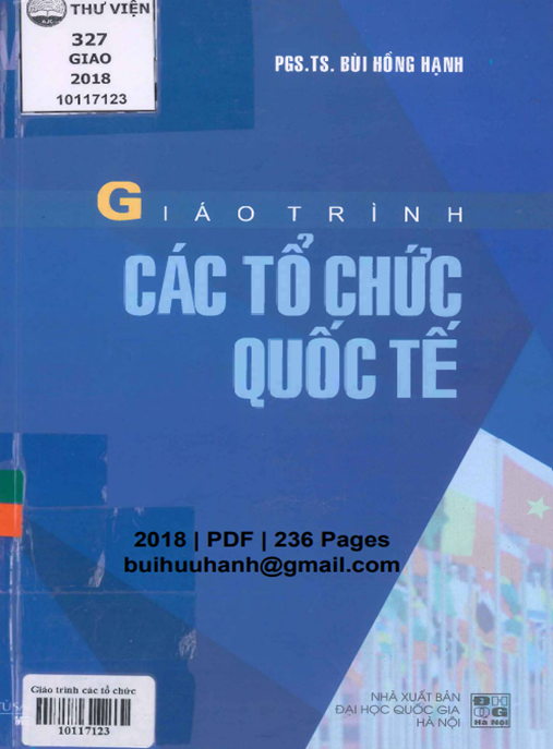 Tài Liệu Số Giáo Trình Các Tổ Chức Quốc Tế