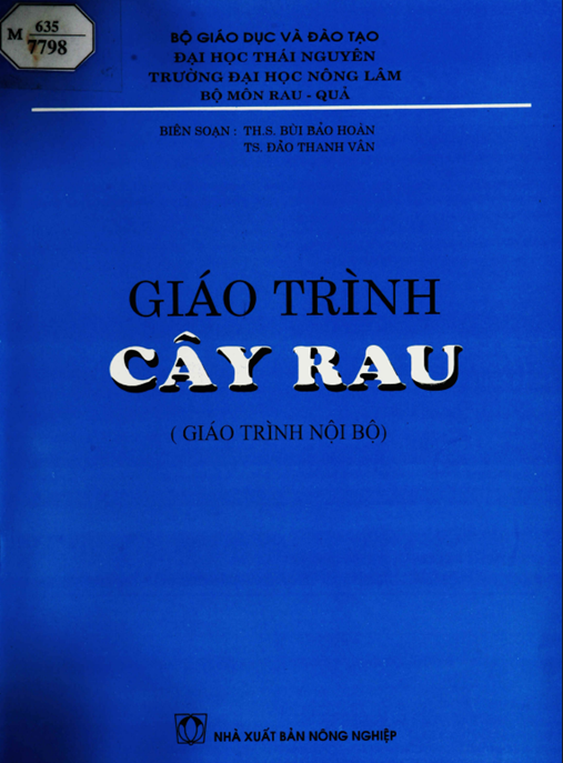 Tài Liệu Số Giáo Trình Cây Rau