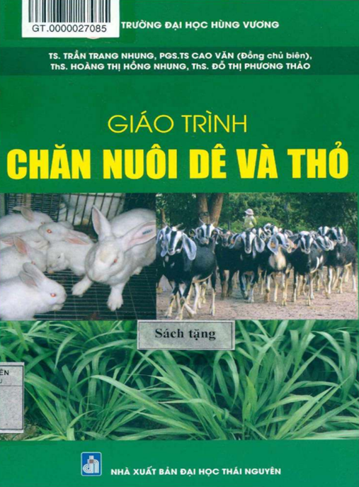Tài Liệu Số Giáo Trình Chăn Nuôi Dê Và Thỏ