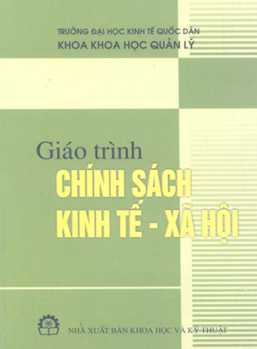 Tài Liệu Số Giáo Trình Chính Sách Kinh Tế Xã Hội