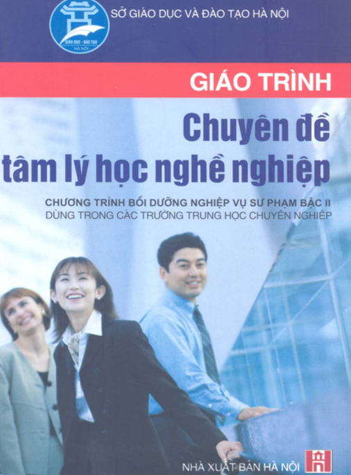 Tài Liệu Số Giáo Trình Chuyên Đề Tâm Lý Học Nghề Nghiệp