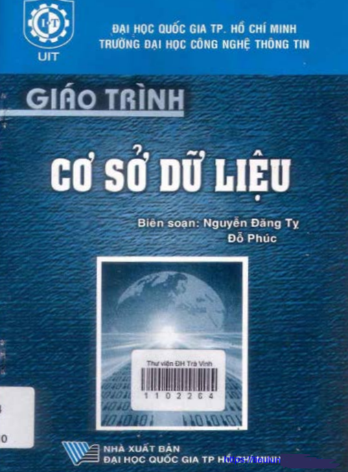 Tài Liệu Số Giáo Trình Cơ Sở Dữ Liệu