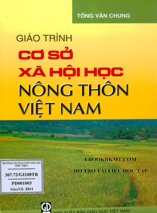 Tài Liệu Số Giáo Trình Cơ Sở Xã Hội Học Nông Thôn Ở Việt Nam