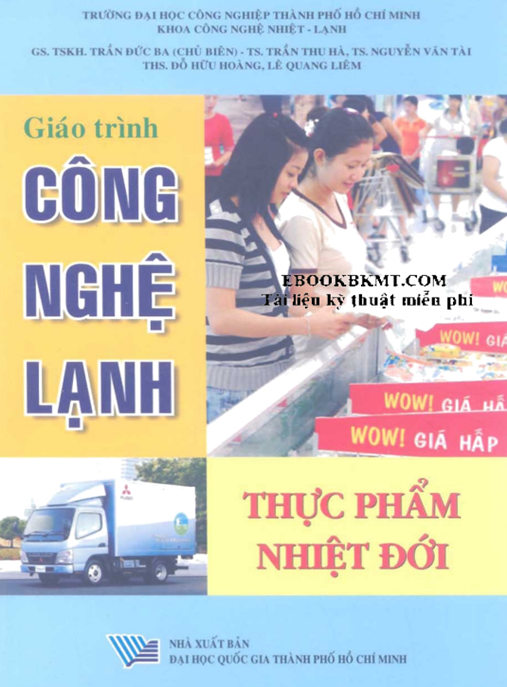 Tài Liệu Số Giáo Trình Công Nghệ Lạnh – Thực Phẩm Nhiệt Đới
