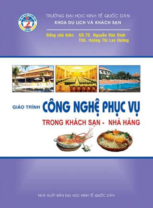 Tài Liệu Số Giáo Trình Công Nghệ Phục Vụ Trong Khách Sạn Nhà Hàng