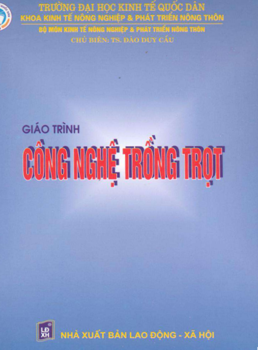 Tài Liệu Số Giáo Trình Công Nghệ Trồng Trọt