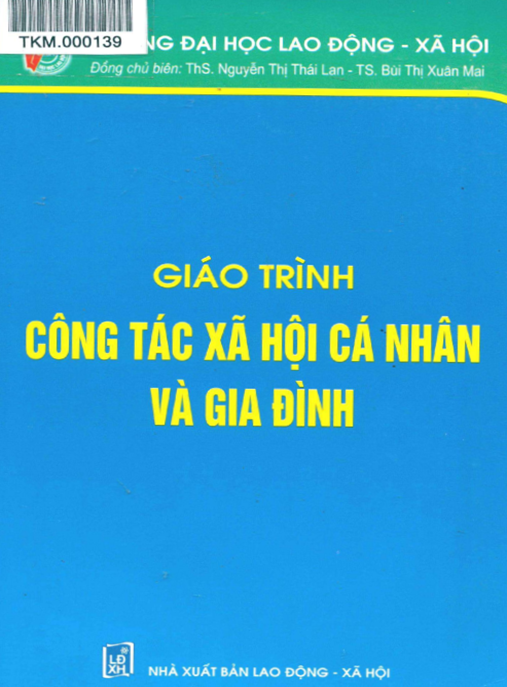 Tài Liệu Số Giáo Trình Công Tác Xã Hội Cá Nhân Và Gia Đình