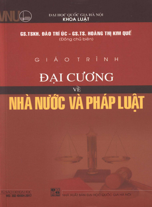 Tài Liệu Số Giáo Trình Đại Cương Về Nhà Nước Và Pháp Luật