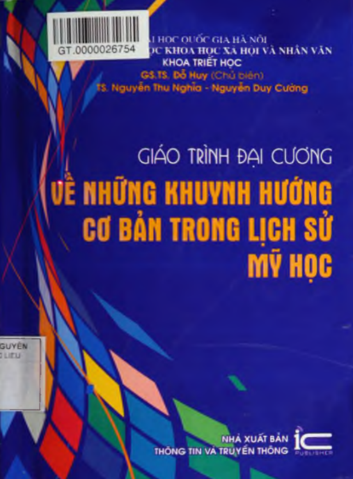 Tài Liệu Số Giáo Trình Đại Cương Về Những Khuynh Hướng Cơ Bản Trong Lịch Sử Mỹ Học