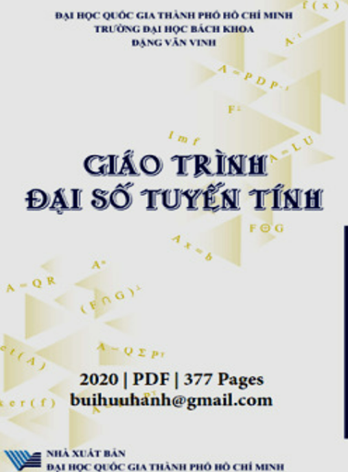 Tài Liệu Số Giáo Trình Đại Số Tuyến Tính