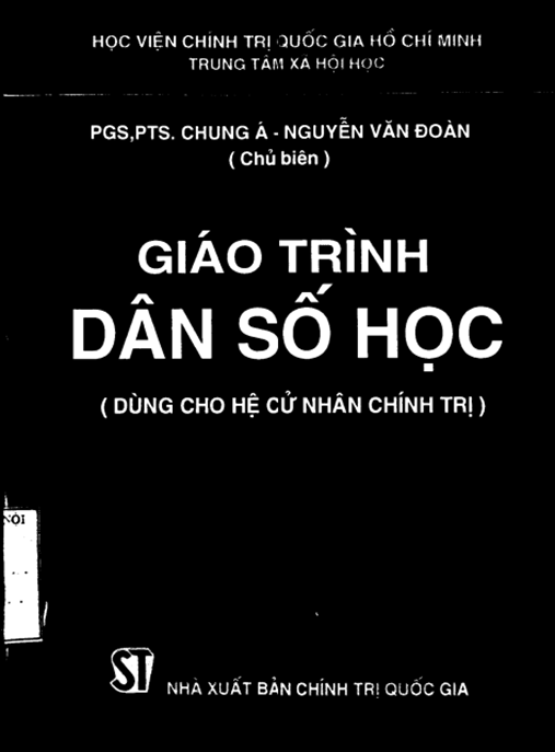 Tài Liệu Số Giáo Trình Dân Số Học