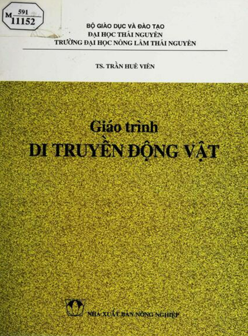 Tài Liệu Số Giáo Trình Di Truyền Động Vật