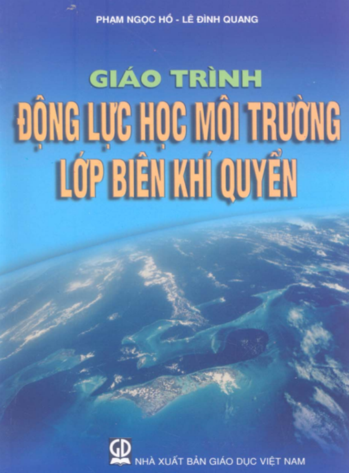 Tài Liệu Số Giáo Trình Động Lực Học Môi Trường Lớp Biên Khí Quyển