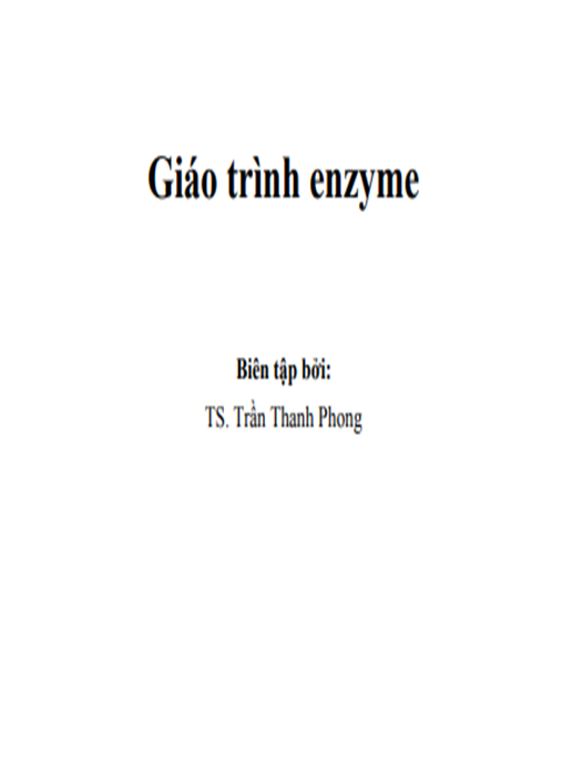 Tài Liệu Số Giáo Trình Enzyme