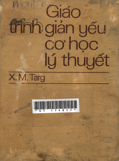 Tài Liệu Số Giáo Trình Giản Yếu Cơ Học Lý Thuyết