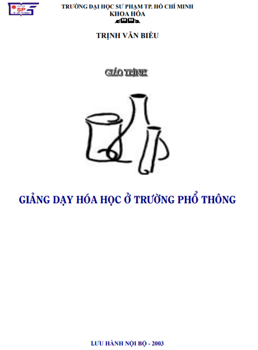 Tài Liệu Số Giáo Trình Giảng Dạy Hóa Học Ở Trường Phổ Thông