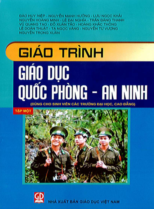 Tài Liệu Số Giáo Trình Giáo Dục Quốc Phòng An Ninh Tập 1