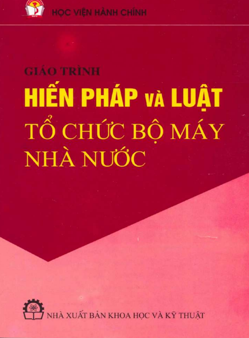 Tài Liệu Số Giáo Trình Hiến Pháp Và Luật Tổ Chức Bộ Máy Nhà Nước