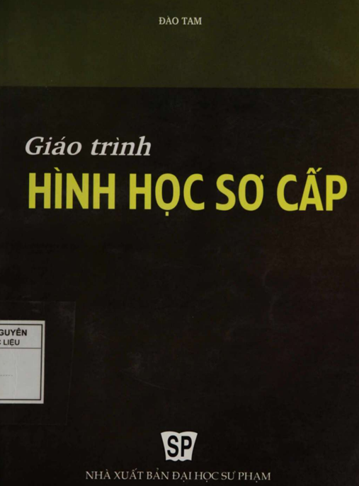 Tài Liệu Số Giáo Trình Hình Học Sơ Cấp