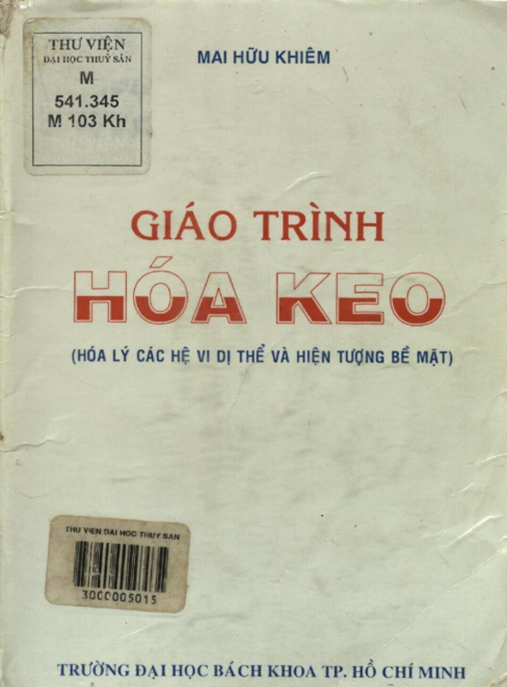 Tài Liệu Số Giáo Trình Hóa Keo