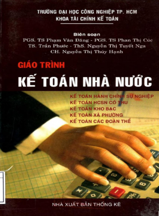 Tài Liệu Số Giáo Trình Kế Toán Nhà Nước