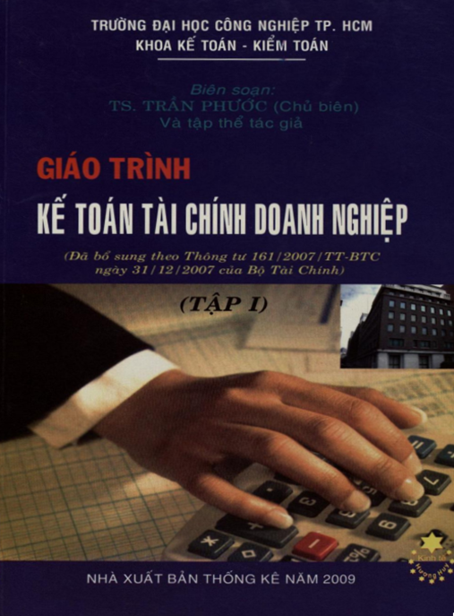 Tài Liệu Số Giáo Trình Kế Toán Tài Chính Doanh Nghiệp Tập 1