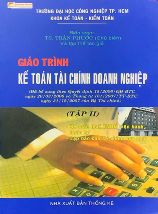 Tài Liệu Số Giáo Trình Kế Toán Tài Chính Doanh Nghiệp Tập 2