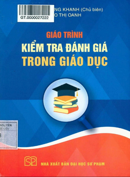 Tài Liệu Số Giáo Trình Kiểm Tra Đánh Giá Trong Giáo Dục