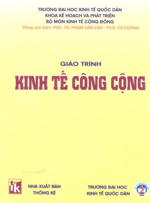 Tài Liệu Số Giáo Trình Kinh Tế Công Cộng