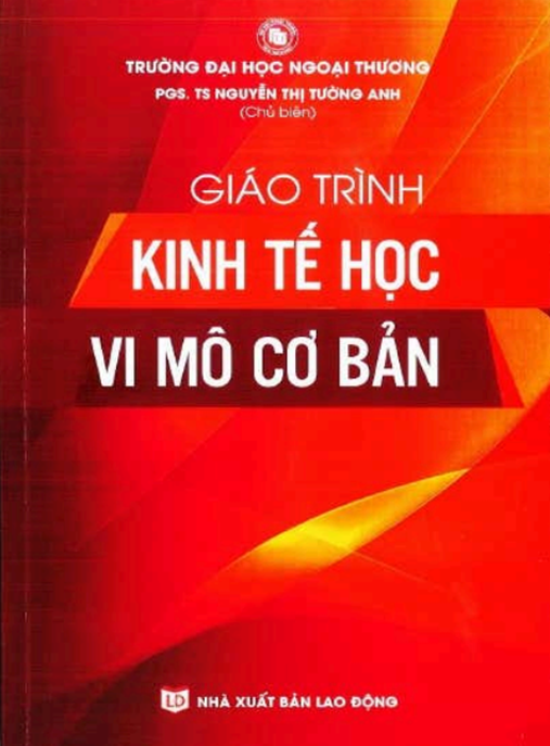 Tài Liệu Số Giáo Trình Kinh Tế Học Vi Mô Cơ Bản