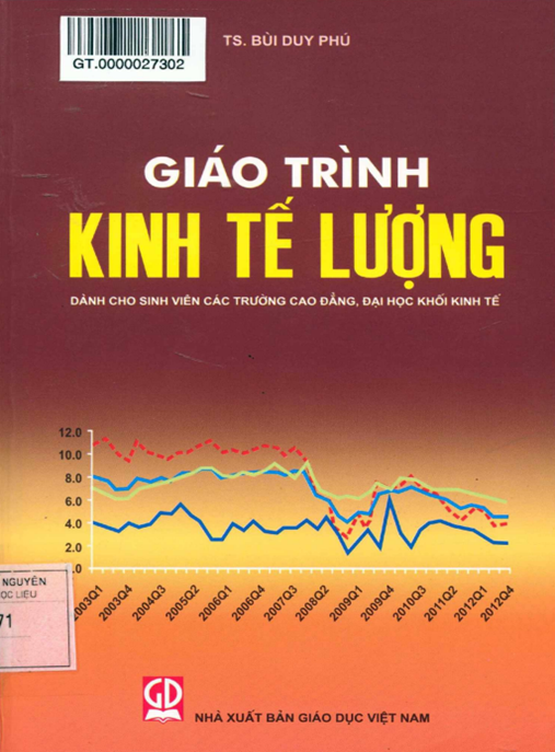 Tài Liệu Số Giáo Trình Kinh Tế Lượng