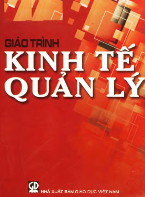Tài Liệu Số Giáo Trình Kinh Tế Quản Lý