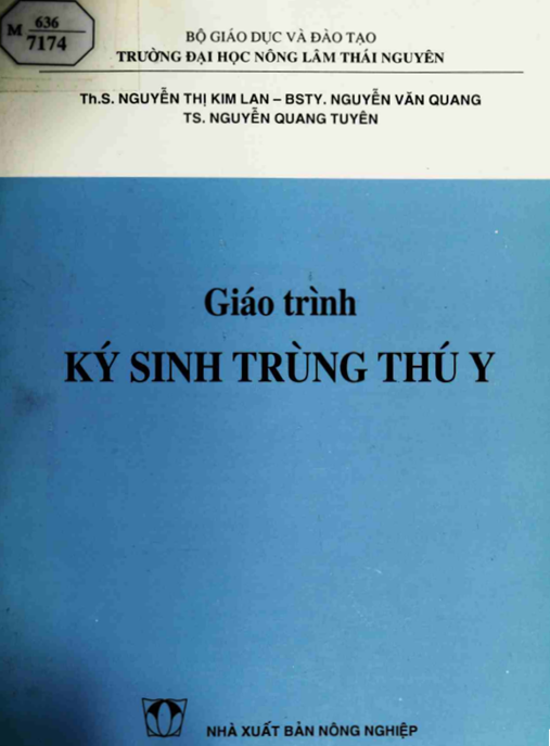 Tài Liệu Số Giáo Trình Ký Sinh Trùng Thú Y