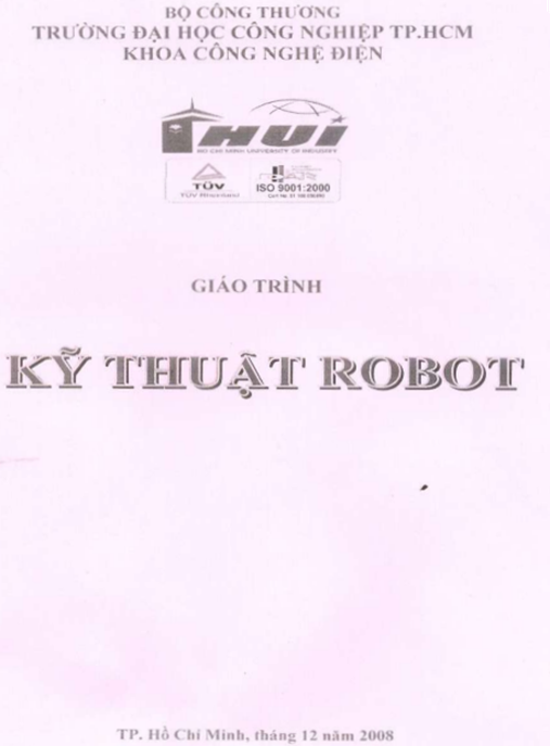 Tài Liệu Số Giáo Trình Kỹ Thuật Robot