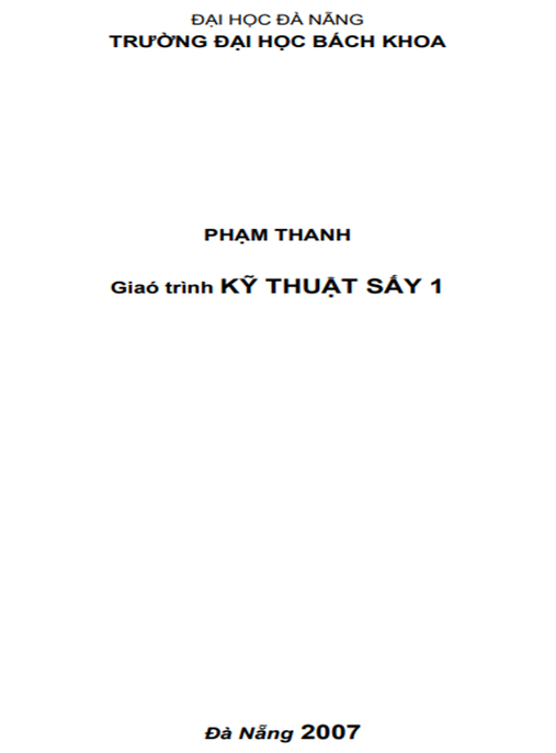 Tài Liệu Số Giáo Trình Kỹ Thuật Sấy Tập 1