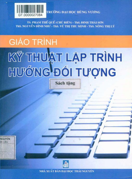 Tài Liệu Số Giáo Trình Kỹ Thuật Trình Hướng Đối Tượng