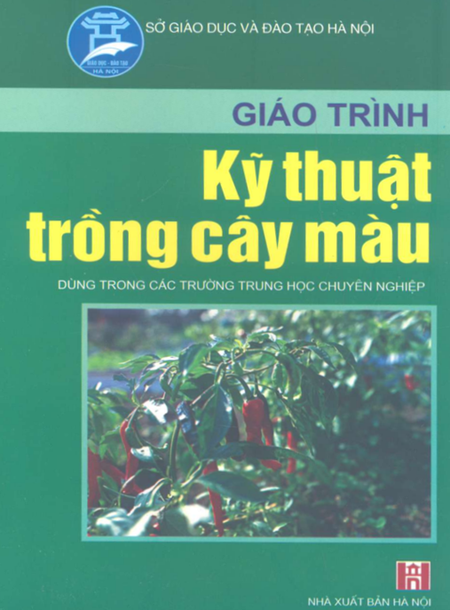 Tài Liệu Số Giáo Trình Kỹ Thuật Trồng Cây Màu