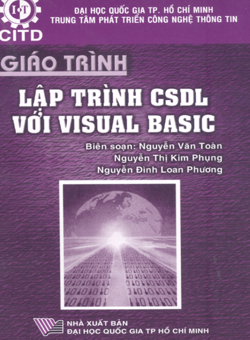 Tài Liệu Số Giáo Trình Lập Trình Csdl Với Visual Basic