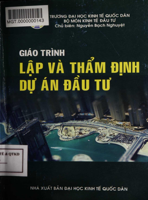 Tài Liệu Số Giáo Trình Lập Và Thẩm Định Dự Án Đầu Tư
