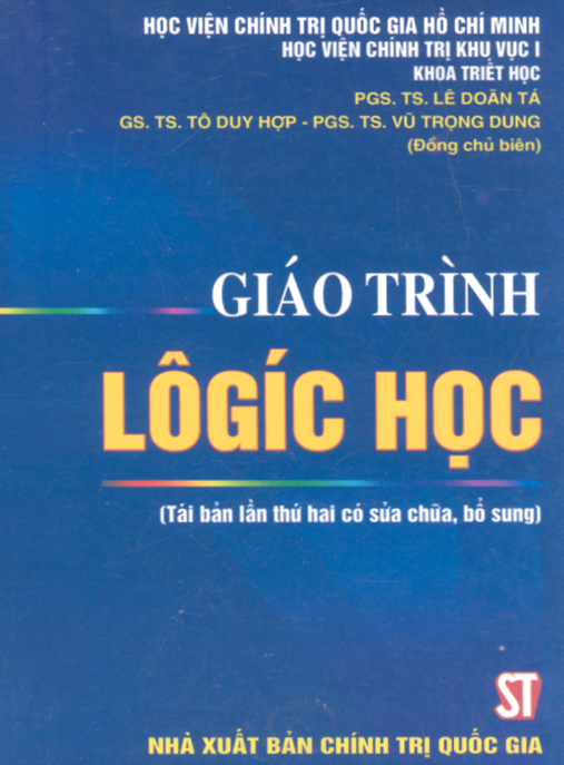 Tài Liệu Số Giáo Trình Logic Học